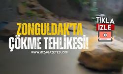 Zonguldak'ta çökme tehlikesi!