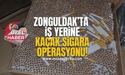 Zonguldak’ta O İş Yerine Kaçak Sigara Operasyonu!