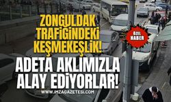 Zonguldak Trafiğindeki Keşmekeşlik! Adeta Aklımızla Alay Ediyorlar!