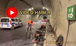 Zonguldak Tünel'de Duvara Çarpan Otomobil Kazası