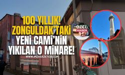 100 Yllık…! Zonguldak’taki Yeni Cami’nin Yıkılan O Minare…!