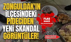 Zonguldak'ın İlçesindeki Pideciden Yeni Skandal Görüntüler!