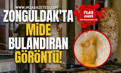 Zonguldak'ta Mide Bulandıran Görüntü!