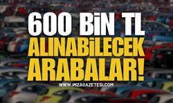600 bin liraya alınabilecek 10 araba!