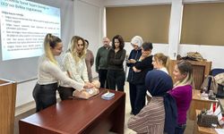 İl Sağlık Müdürlüğü Personeline Sertifikalı İlk Yardım Eğitimi
