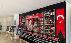 Maden işçileri sergisi açıldı...