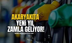 Akaryakıta Yeni Yıl Zamla Geliyor!