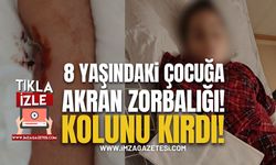 8 Yaşındaki Çocuğa Akran Zorbalığı! Kolu 2 Yerden Kırıldı!