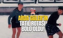 Arda Güler’den Kar Altında Futbol! Tatil Rotası Bolu Oldu!