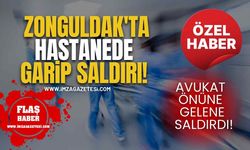 Zonguldak'ta Hastanede Garip Saldırı! Avukat Önüne Gelene Saldırdı