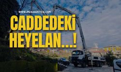 Caddedeki Heyelan…!