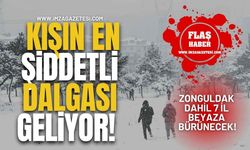Kışın En Şiddetli Dalgası Geliyor! Zonguldak Dahil 7 İl Beyaza Bürünecek!