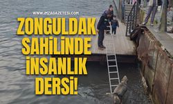 Zonguldak Sahilinde İnsanlık Dersi!