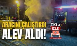 Çalıştırdığı Araç Bir Anda Alev Aldı!