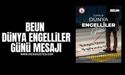 Rektör Özölçer'den 3 Aralık Dünya Engelliler Günü Mesajı...