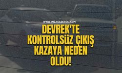 Devrek'te Kontrolsüz Çıkış Kazaya Neden Oldu!