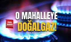 O Mahalleye Doğalgaz…!