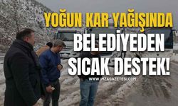 Yoğun Kar Yağışında Vatandaşlara Sıcak Destek!