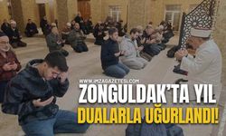 Zonguldak’ta Yıl Dualarla Uğurlandı: Şehrin Kalbi Camide Attı