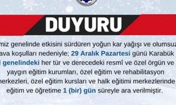 Komşuda Eğitime Kara Kış Engeli!