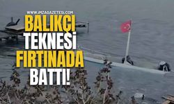 Filyos Barınağında Balıkçı Teknesi Sert Fırtınada Battı