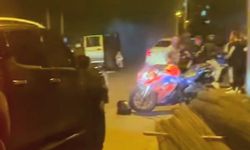 Kilimli'de kaza! Otomobille Motosiklet Carpıştı...