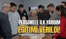 Liman Başkanlığı Personeline İlk Yardım Eğitimi Verildi!