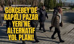 Gökçebey'de Kapalı Pazar Yeri’ne Alternatif Yol Planı!