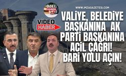 Vali Hacıbektaşoğlu, Başkan Erdem, Ak Parti İl Başkanı Çağlan'a Acil Çağrı! Bari Yolu Açın!