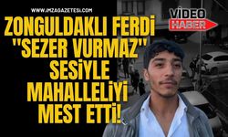 Zonguldaklı Ferdi "Sezer Vurmaz" Sesiyle Mahalleliyi Mest Etti...