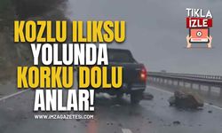 Kozlu Ilıksu Yolunda Korku Dolu Anlar!