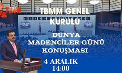 Milletvekili Avcı Dünya Madenciler Günü Dolasıyla TBMM'de Konuşacak