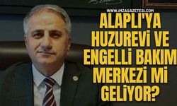 Saffet Bozkurt, Alaplı'ya Huzurevi ve Engelli Bakım Merkezi İstedi