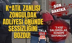 Serkan Akdal'ın K*atil Zanlısı, Zonguldak Adliyesi Önünde Sessizliğini Bozdu! "3 kişi saldırdılar, kendimi savundum"