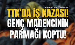 TTK'da İş Kazası Sonucu Madencinin Parmağı Koptu!