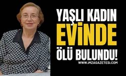 Zonguldak'ta Yaşlı Kadın Evinde Ölü Bulundu!