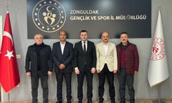 Zon-Kar-Der Başkanı Acar'dan Gençlik Spor İl Müdürü Hacı'ya Ziyaret