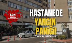 Zonguldak Atatürk Devlet Hastanesi'nde yangın paniği!