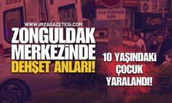 Zonguldak Çarşı Merkezinde Korkunç Kaza!