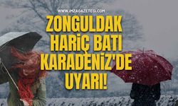 Zonguldak hariç Batı Karadeniz'de uyarı!