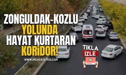 Zonguldak-Kozlu Yolunda Hayat Kurtaran Koridor!