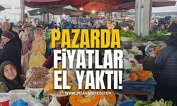 Zonguldak pazarında fiyatlar el yaktı!