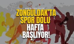 Zonguldak'ta spor dolu hafta başlıyor!