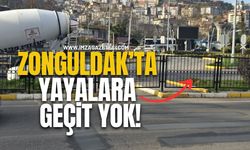 Üst Geçit Yapıldı, Yol Kapandı! Zonguldak’ta Yayalara Geçit Yok!