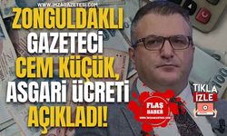 Zonguldaklı Gazeteci Cem Küçük, Asgari Ücreti Canlı Yayında Açıkladı