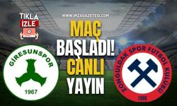 Giresunspor – Zonguldakspor Maçı Başladı!