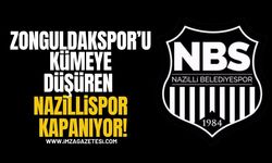 Zonguldakspor’u küme düşüren Nazillispor kapanıyor!