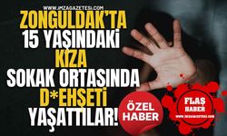Zonguldak'ta 15 Yaşındaki Kıza Sokak Ortasında D*ehşeti Yaşattılar!