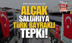 Alçak Saldırıya Türk Bayraklı Tepki!