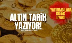 Altın Tarih Yazıyor! Yatırımcıya Kritik Uyarı!